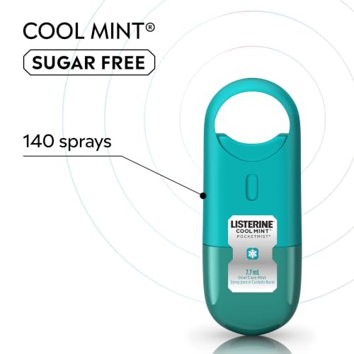 Listerine Pocketmist Oral Care Mist, Cool Mint, 0.26 fl. oz/7.7 mL x 2 - Image 4