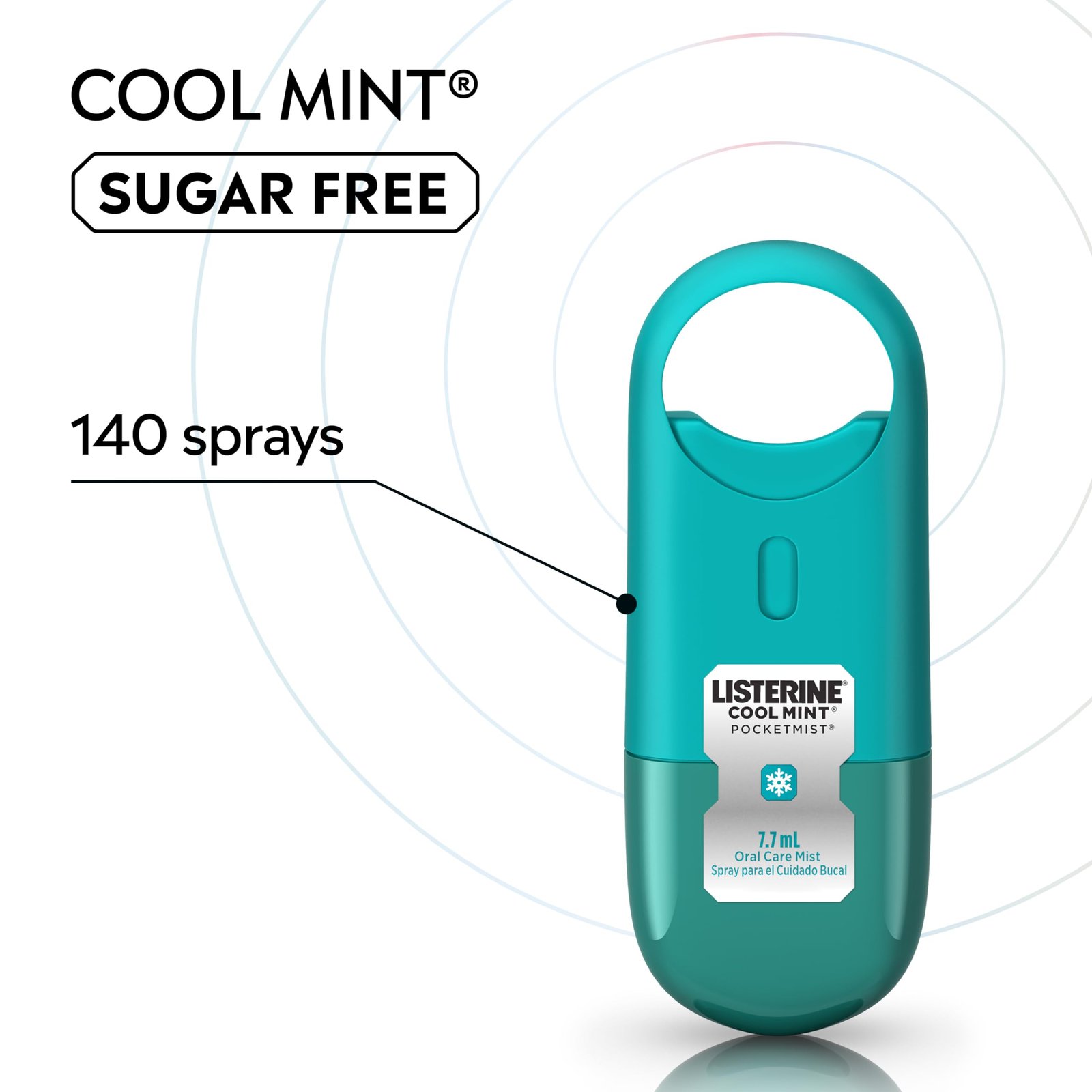 Listerine Pocketmist Oral Care Mist, Cool Mint, 0.26 fl. oz/7.7 mL x 2 - Image 3